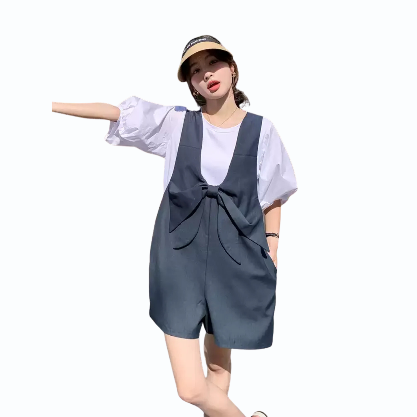 リボンサロペットセットアップ