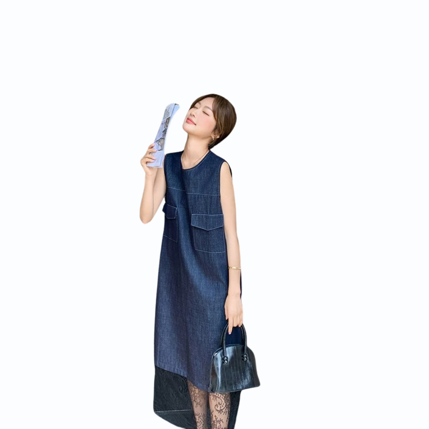 ノースリーブレースワンピース